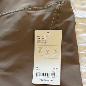 ATHLETA Pacesetter 7/8 Tight Legging - BrownNWT